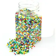 PlayBox: Farebné plastové korálky na varenie 2-3 mm, balenie 500 g