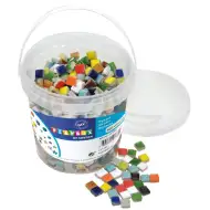 PlayBox: Farebný kreatívny mozaikový mix 12x12mm, balenie 600 kusov