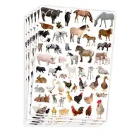 PlayBox: Farm zvieracie nálepky, 300 ks