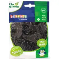 PlayBox: Go Green 5mm MIDI žehliace korálky, 1000 ks, čiernej farby