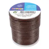 PlayBox: Kožená šnúra 22,5m x 2mm hnedá farba