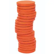 PlayBox: Oranžová vodová farba disk 30mm 1ks