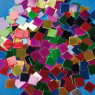PlayBox: Papierový mozaik v metalických farbách, sada 10000 ks, 10x10 mm