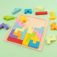 PlayBox: Pentomino, drevená skladačka, 12 dielov