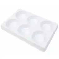 PlayBox: Prázdna paleta na 6 farieb s priehradkami pre 44mm korunky