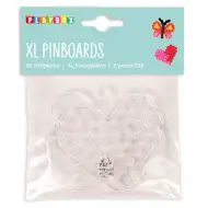 PlayBox: Sada 2 podložiek na zažehľovacie korálky v tvare srdca a motýľa