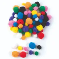 PlayBox: Sada 200 farebných pomponov