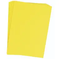 PlayBox: Sada citrónovo žltého kartónového papiera A4, 25 ks, 180 g
