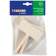 PlayBox: Sada drevených označovacích tabuliek na výsadbu, 10 ks