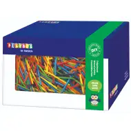 PlayBox: Sada farebných drevených paličiek v krabici 350 gramov