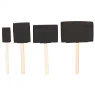 PlayBox: Sada hubkových štetcov v rôznych veľkostiach, 4 ks