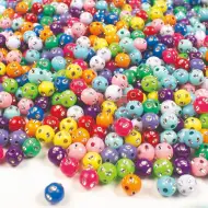 PlayBox: Sada korálok so zirkónmi 1000 ks 8mm