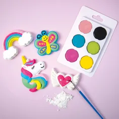 PlayBox: Sada na výrobu chladničkových magnetiek s jednorožcami - odlievací sadrový set obrázok 3