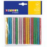 PlayBox: Sada náplní s trblietavým lepidlom pre lepiacu pištoľ, 18 ks, 7 mm