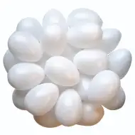 PlayBox: Sada plastových vajec, 25 kusov, 6x4,5 cm