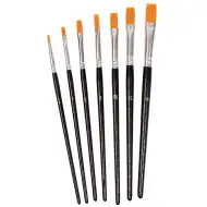 PlayBox: Sada plochých štetcov, 7 kusov