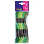 PlayBox: Súprava na vyšívanie, 6 kusov, zelená