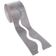 PlayBox: Valový papier v kotúči, strieborný, 50 mm, 15 m