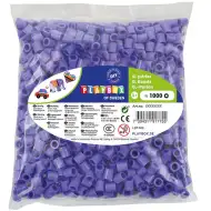 PlayBox: XL 9 mm MIDI zažehľovacie korálky, balenie 1000 ks, fialová farba