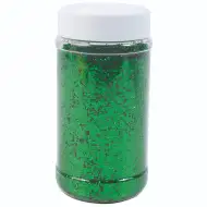 PlayBox: Zelený trblietavý prášok v nádobe 250 gramov