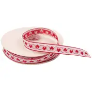 Playbox: Dekoračná páska so srdiečkami 12mm 20m