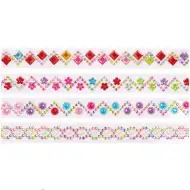 Playbox: Samolepiaci kryštálový pásik – 4 x 50 cm