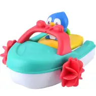 Playgo: Pingvin vo vani s motorovým člnom