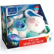 Plyšový zajačik s projektorom polárnej žiary - Clementoni baby