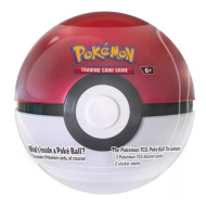 Pokémon TCG 2024 Poké Ball Tin – kovová krabička v tvare Pokéballu s 3 boostermi, v rôznych variantoch