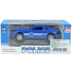 Policejné autá: Spätné oceľové policajné auto v rôznych variantoch 11cm 1ks obrázok 10