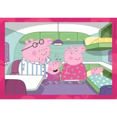 Prasiatko Peppa 4 v 1 Supercolor puzzle - Clementoni obrázok 4