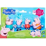 Prasiatko Peppa: Päťčlenná rodinná figúrková sada Peppy – Hasbro