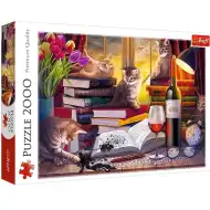 Prémiová puzzle Macskaest 2000 ks - Trefl