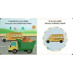 Puzzle pre najmenších - Vozidlá detská kniha obrázok 2