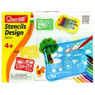 Quercetti Stencils Design: Kresliace šablóny Farma - set 