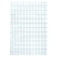 Rovinný francúzsky štvorčekový papier A3 veľkosť 20 listov
