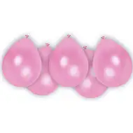 Ružové latexové balóny, sada 8 ks