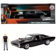 Rýchlo a zbesilo: 1970 Dodge Charger kovový model auta s figúrkou Doma 1/24 - Simba Toys