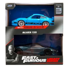 Rýchlo a zbesilo: Porsche 911 GT3 RS a McLaren 720S 2-dielna sada v mierke 1/32 - Jada Toys obrázok 2