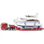 SIKU MAN nákladné auto s prívesom a jachtou 1/87