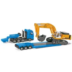 SIKU MAN ťažký prepravca s rýpadlom Liebherr 1/87 obrázok 2