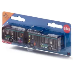 SIKU Modrá mestská kĺbová autobus 1/55 obrázok 4