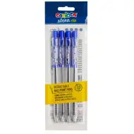 Sada 4 ks guľôčkových pier Sfera modrá farba - Carioca