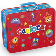 Sada farebných fixiek v kovovej krabičke, 80 ks - Carioca