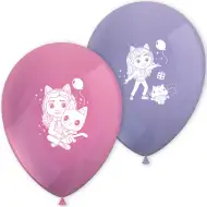 Sada latexových balónikov s motívom Gabiho domčeka, 8 ks