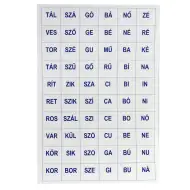 Sada šablón na vyrezávanie písmen, 4 listy