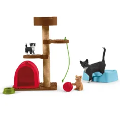 Schleich: Farm World - Herný zážitok pre roztomilé mačky hrací set (42501) obrázok 2
