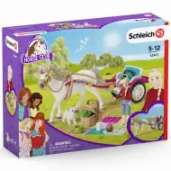Schleich: Horse Club - Voz s koňmi na predstavenie s piknikom hracia súprava (42467)