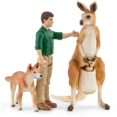 Schleich: Wild Life - Kengura dobrodružstvo figúrkový set (42550) obrázok 3
