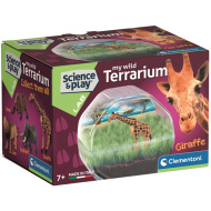 Science &amp; Play: Mini terárium s figúrkou žirafy - Clementoni